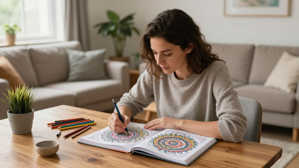 anxiety relief adult coloring books