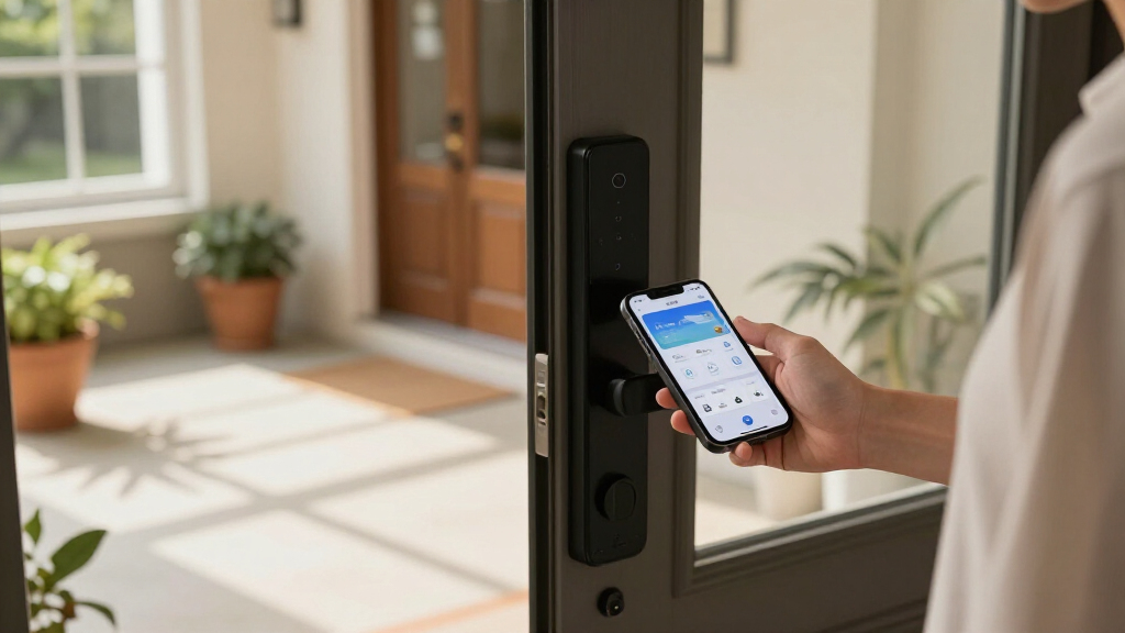 smart lock for front door with app control