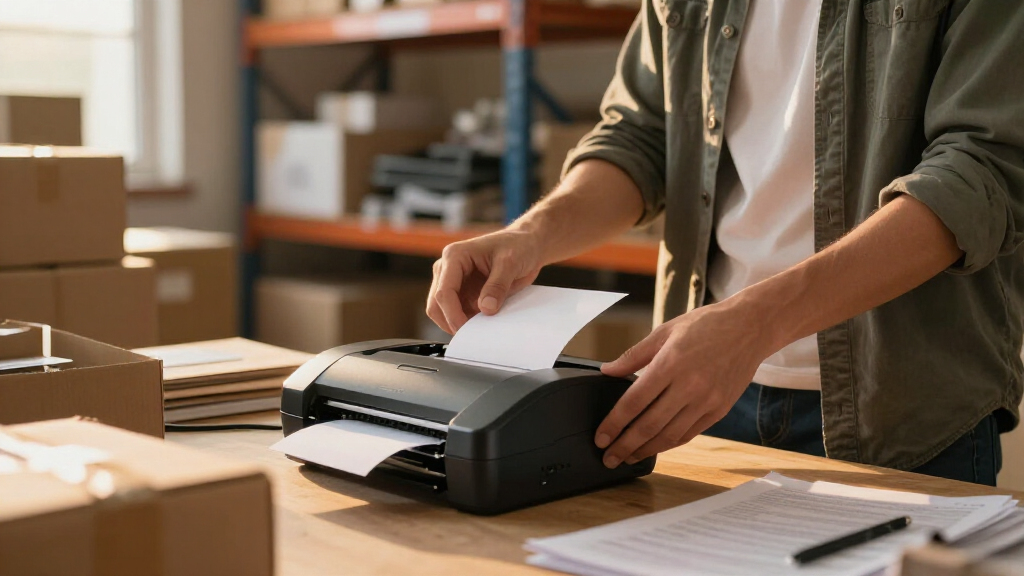 thermal transfer label printer