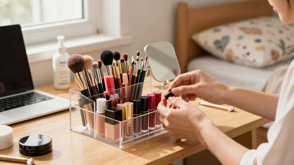 makeup organizers for dorm rooms