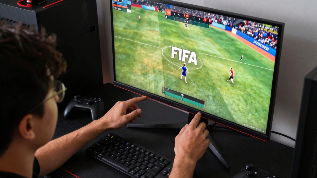 gaming monitors for FIFA watch parties