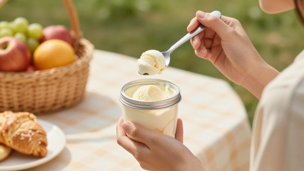 individual ice cream containers