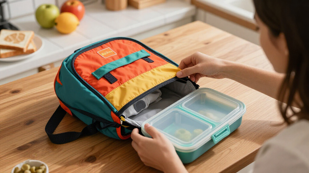 kids backpack with lunchbox