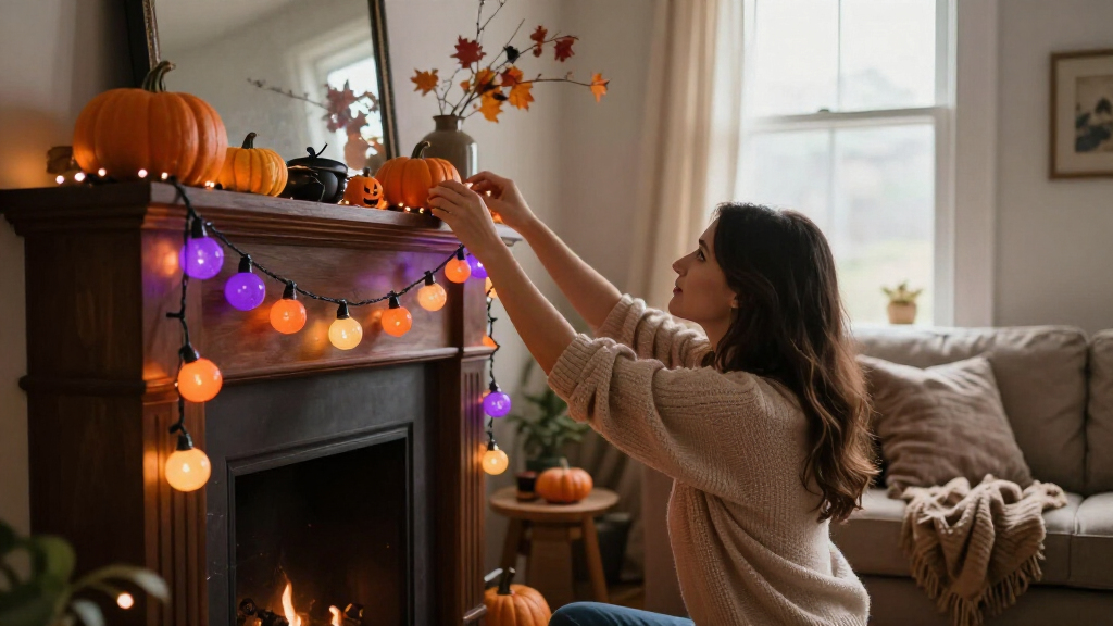 Halloween string lights