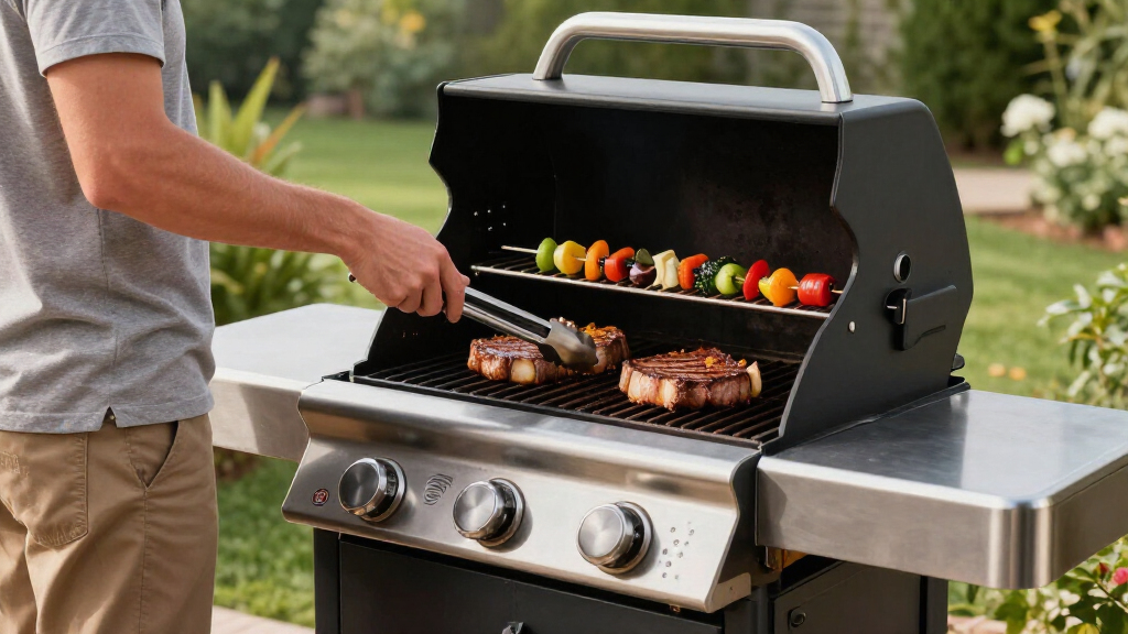 premium grill for backyard hosting
