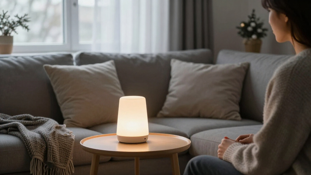 sad lamp for winter blues light therapy
