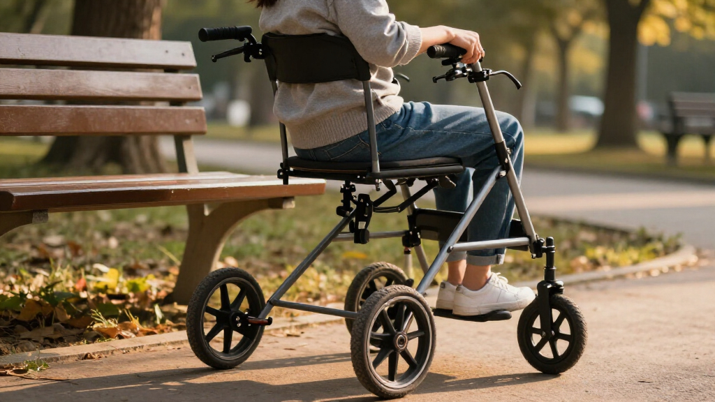 bariatric walker heavy duty wide seat