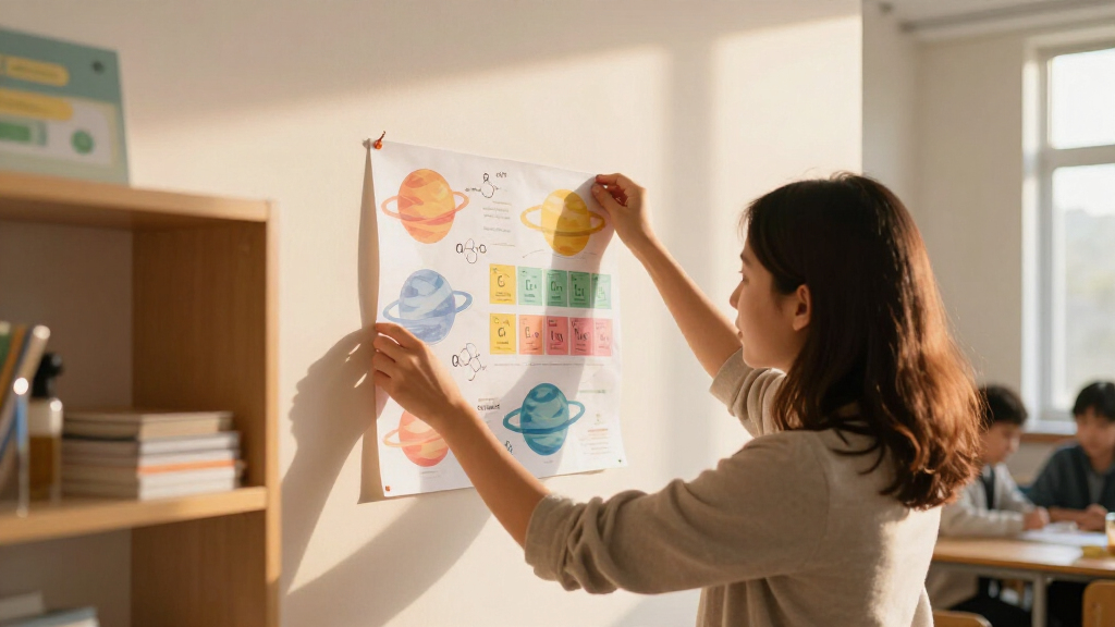 educational science reference posters