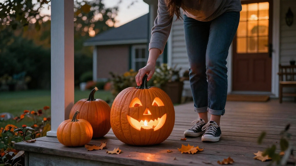 Halloween Kürbislichter