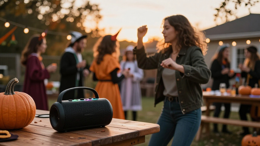 portable Bluetooth speakers for Halloween parties
