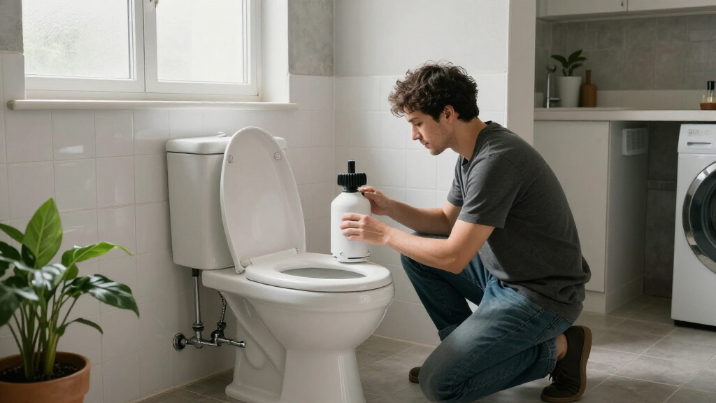 upflush toilet pump system