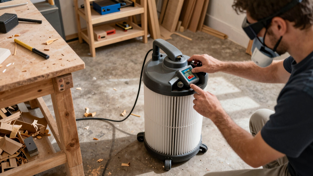 best air scrubber for woodworking shop