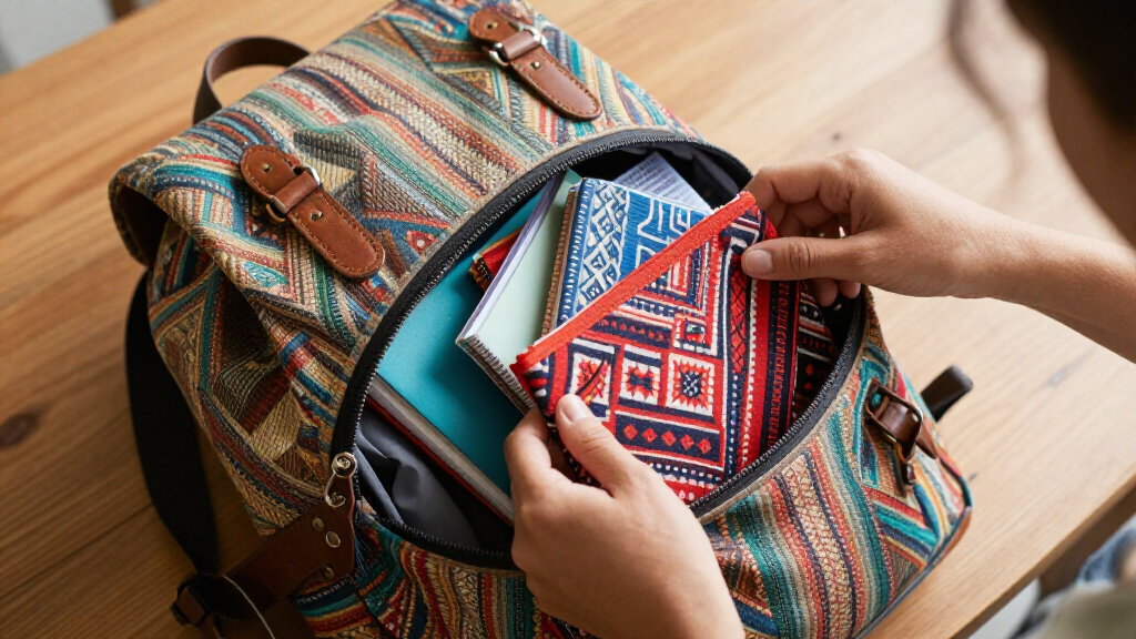 boho backpack for school