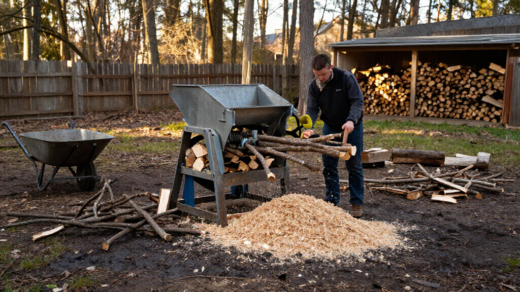 gas powered wood chippers