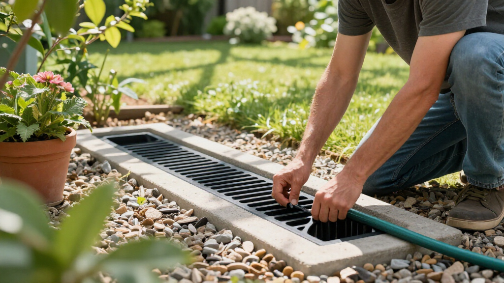 best catch basin drain kit for yard runoff