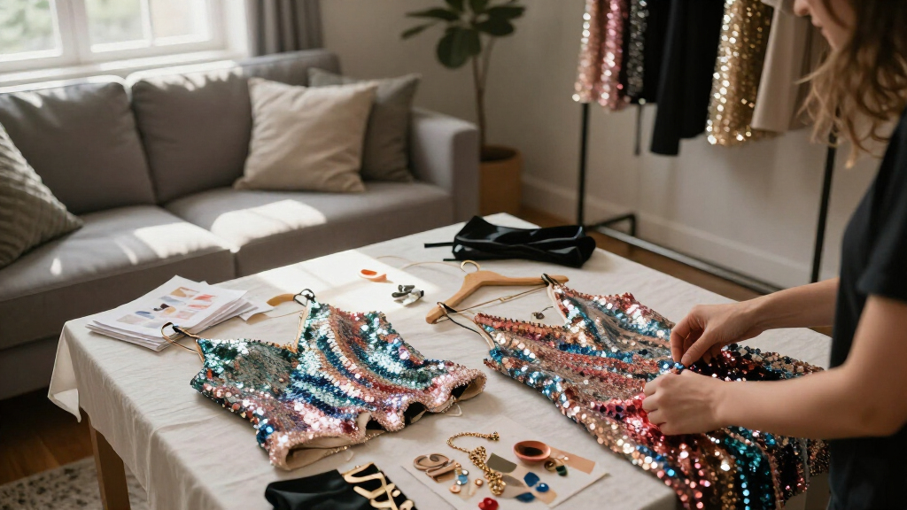 best sequin party outfits