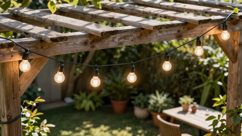 patriotic outdoor string lights
