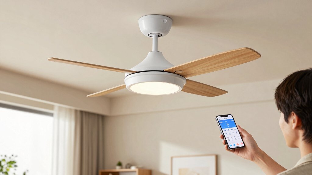 smart ceiling fan voice and app control