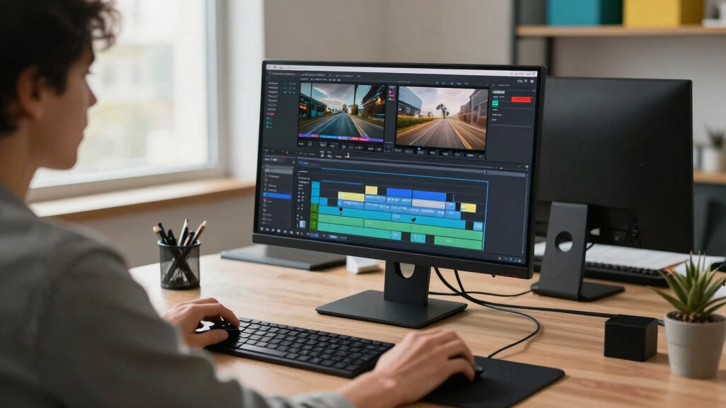 How does the transformation from raw video to assets happen offline?