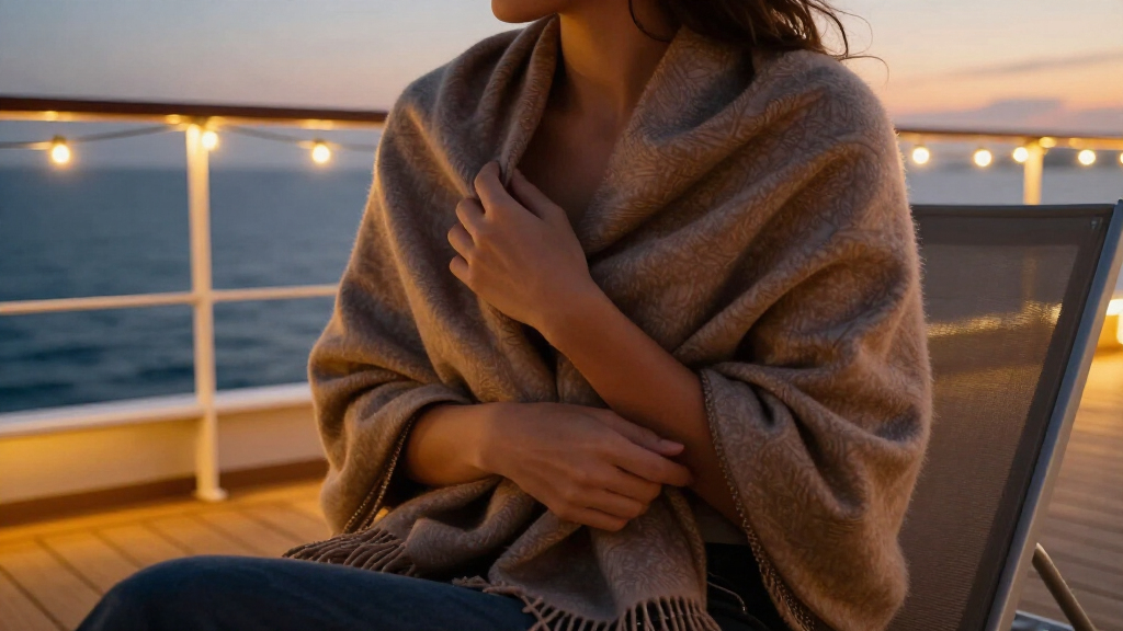 pashmina or shawl for cruise evenings