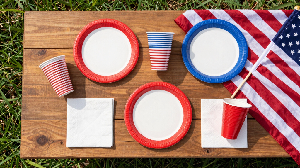 patriotic outdoor party supplies
