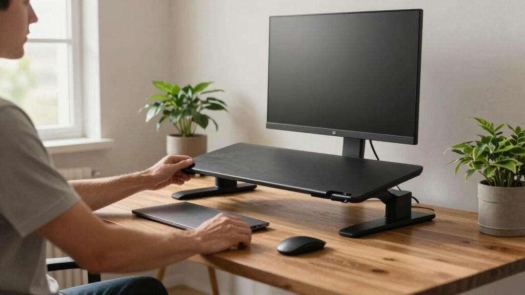 ergonomic standing desk converter