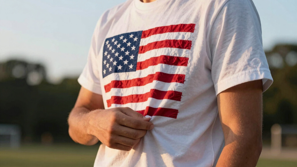 patriotic American flag apparel