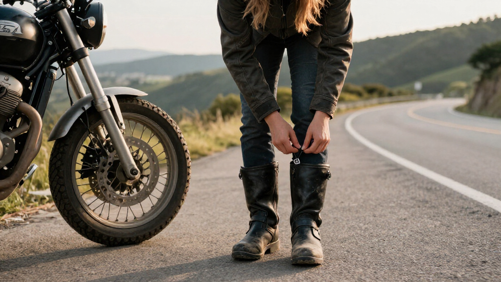 motorcycle riding boots