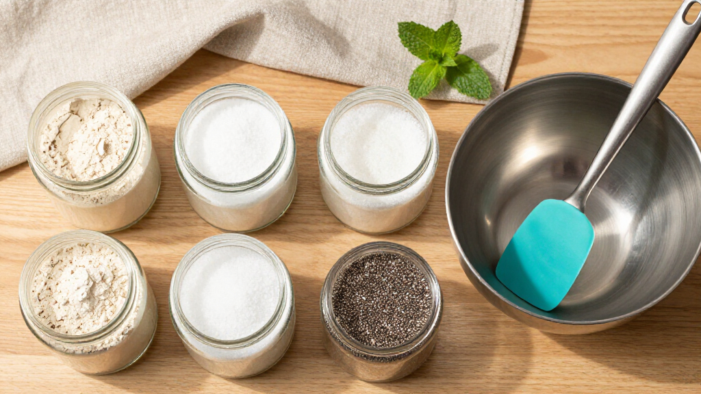 baking supplies for healthy desserts