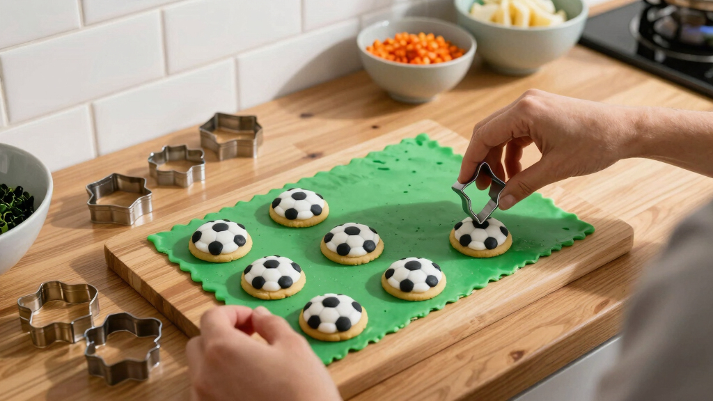soccer-themed party snacks