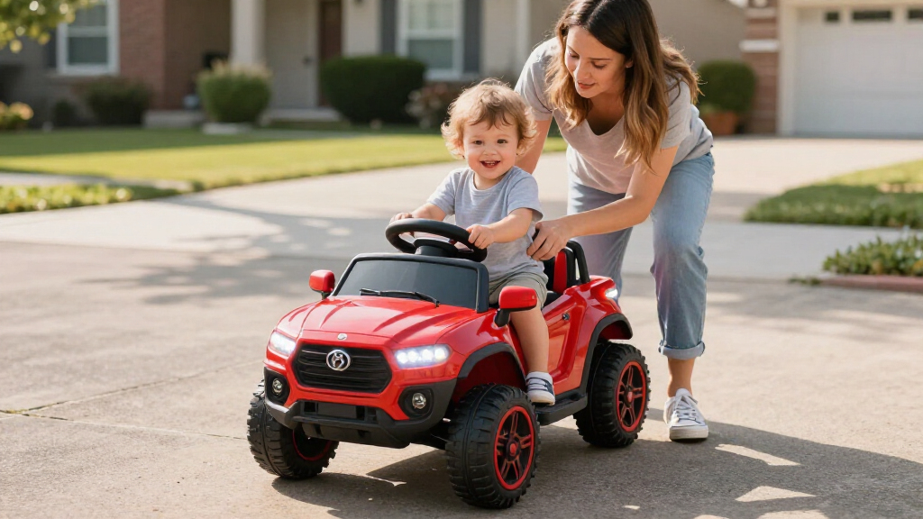 12v ride on suv for toddlers with led lights
