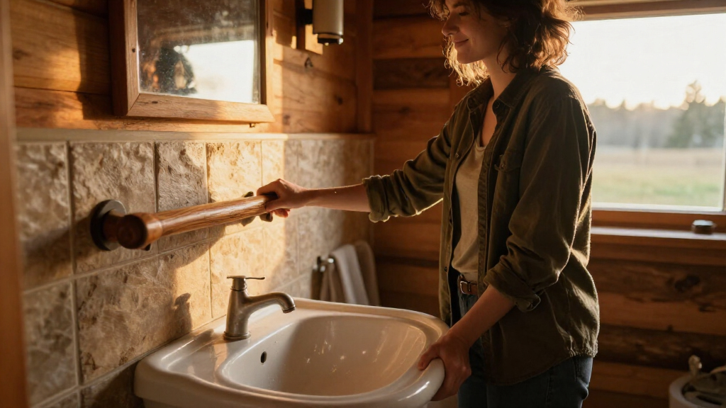 portable grab bar for cabin