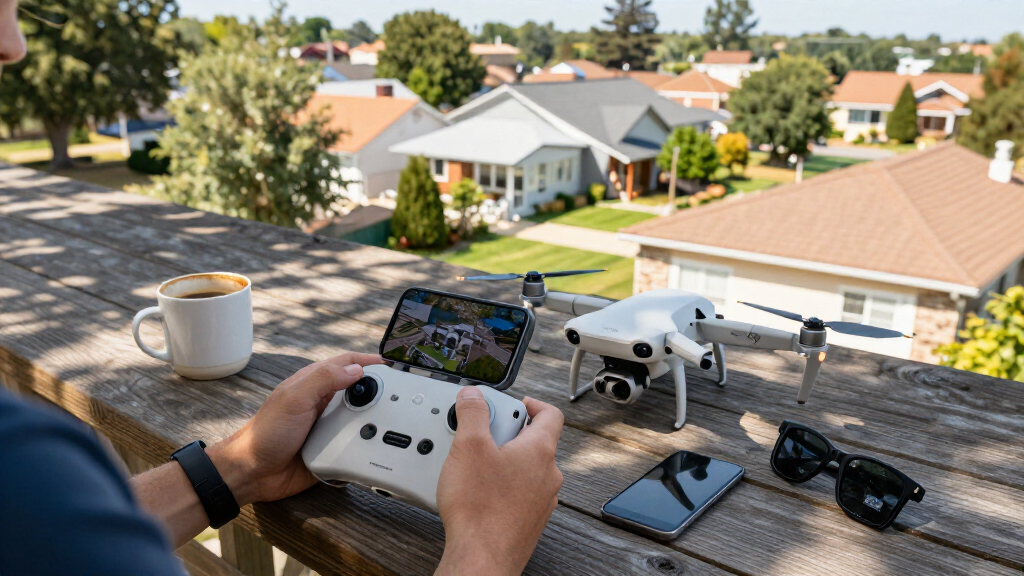 drone for real estate photography for aerial mapping