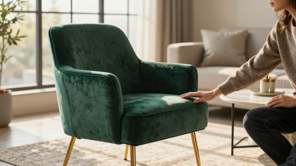 luxury velvet accent chairs