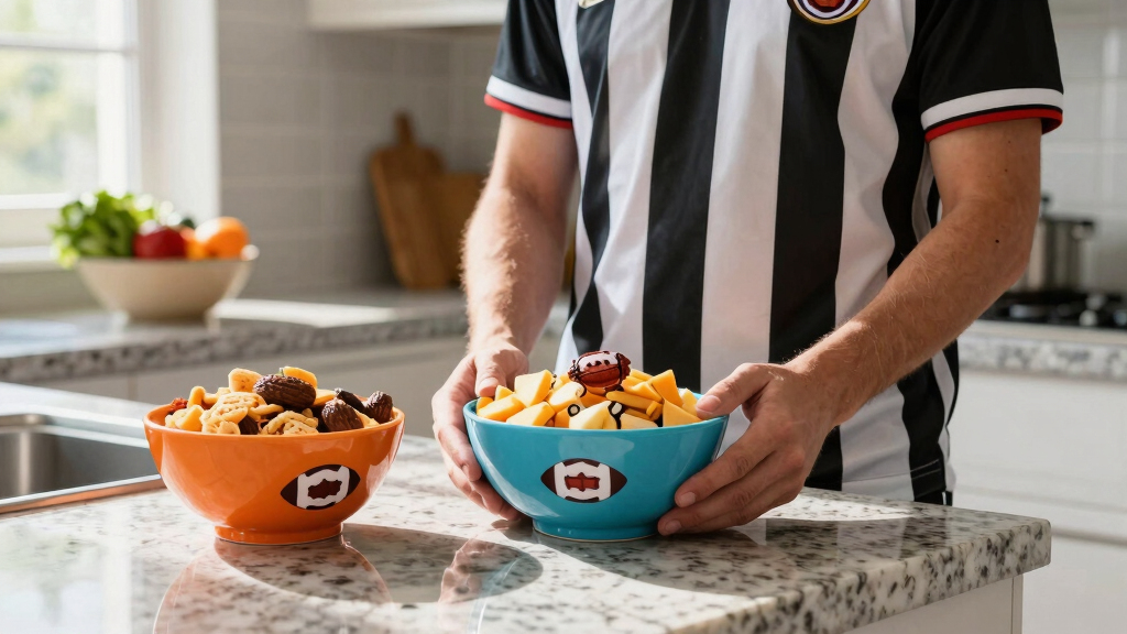 world cup themed snack bowls
