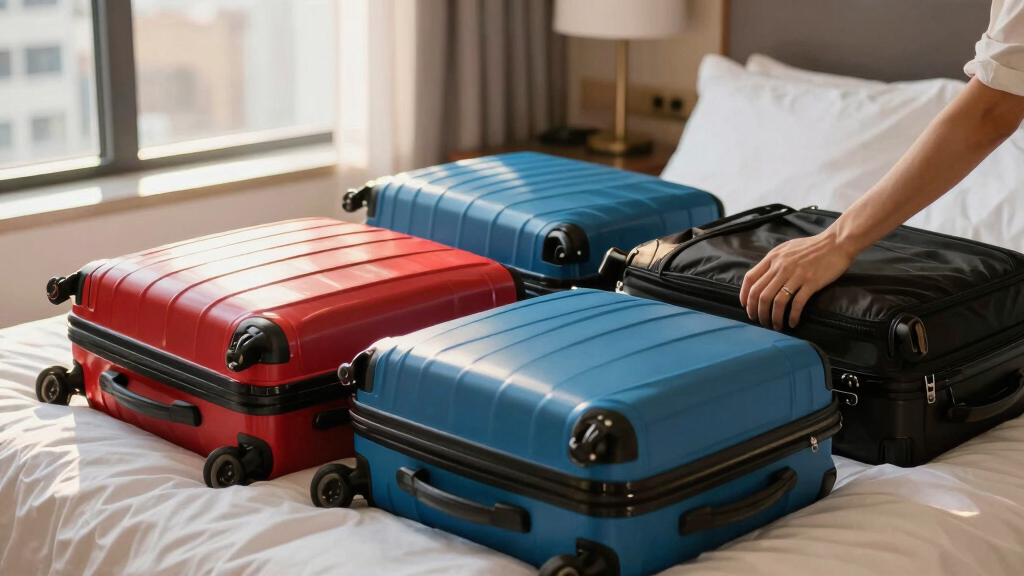 compact travel luggage sets