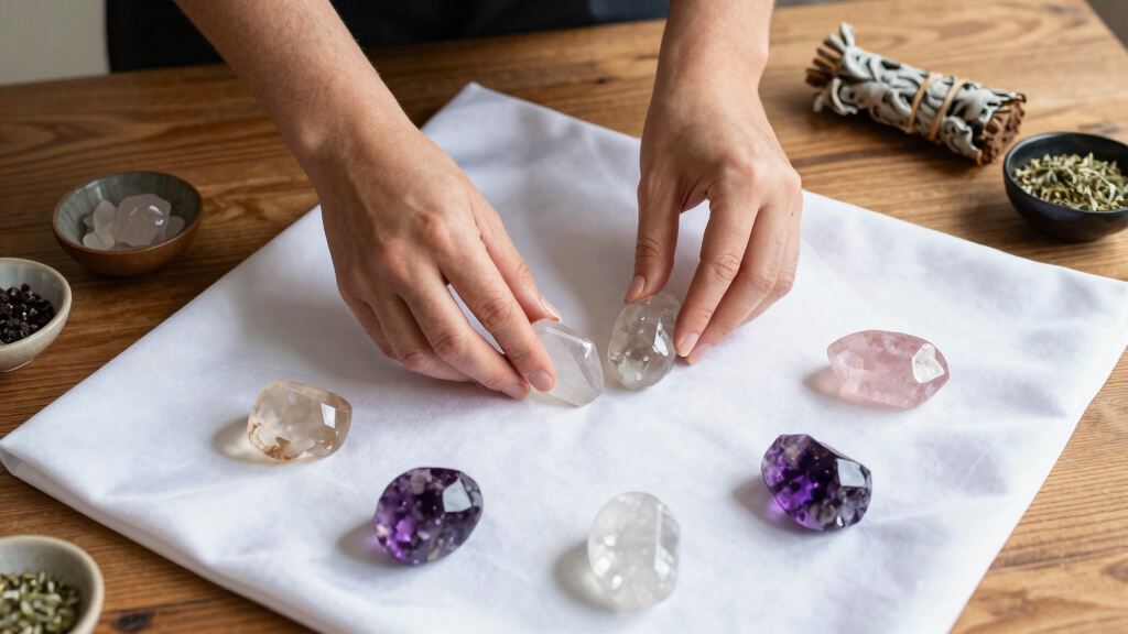 crystal healing sets