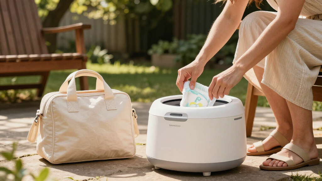 premium baby diaper pail systems