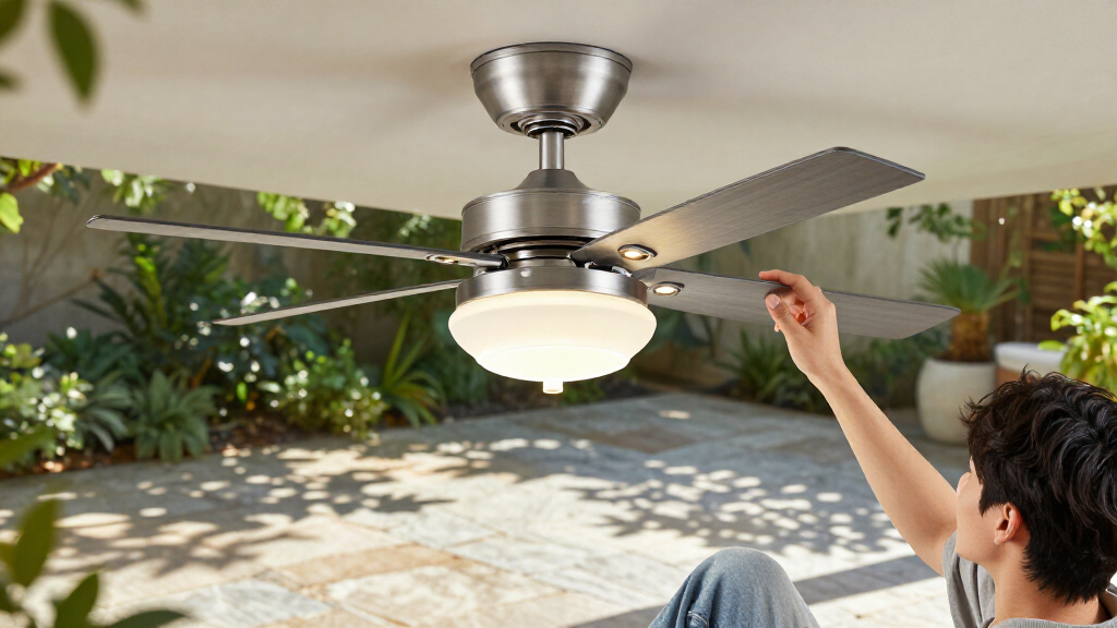 outdoor ceiling fans with lights