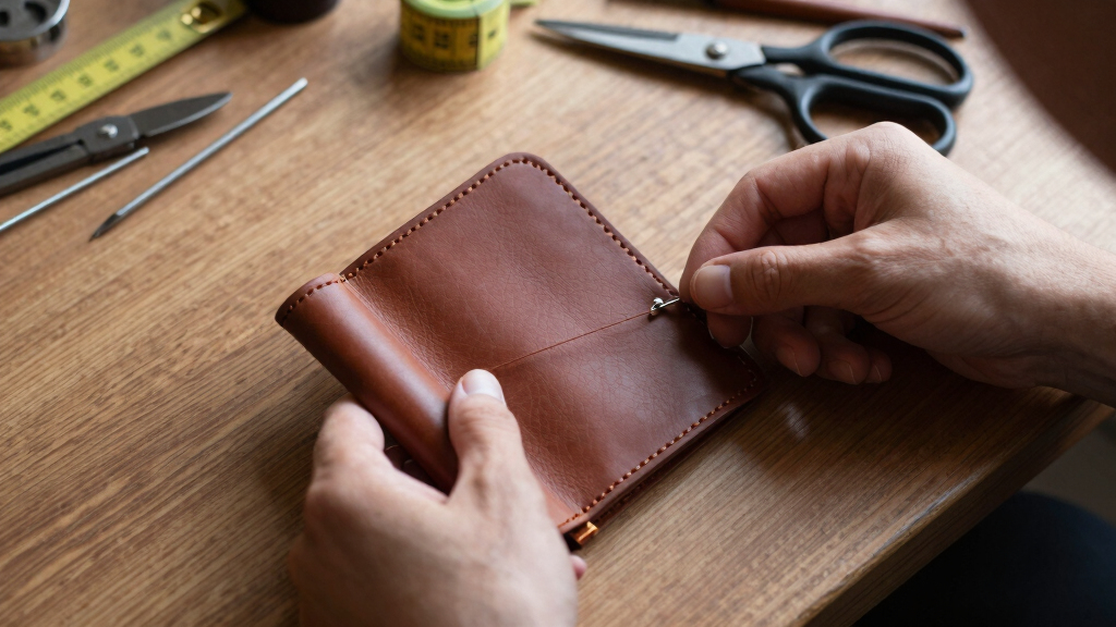 handmade leather wallet kits