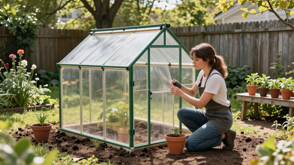 greenhouse kit backyard