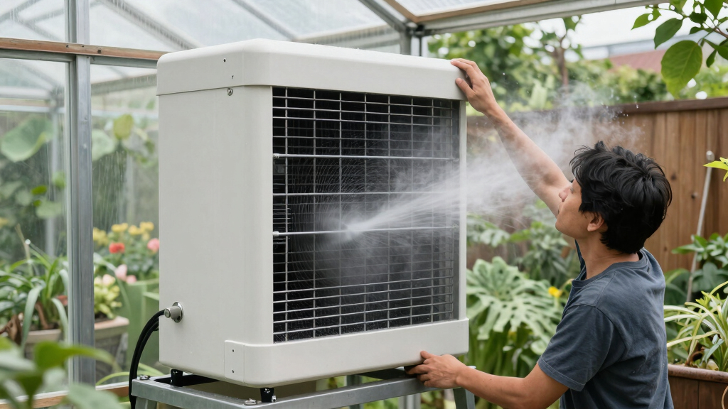 best greenhouse evaporative coolers