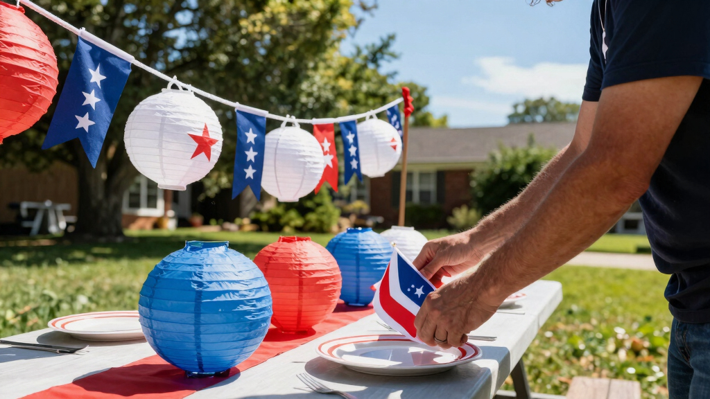 patriotic outdoor party supplies
