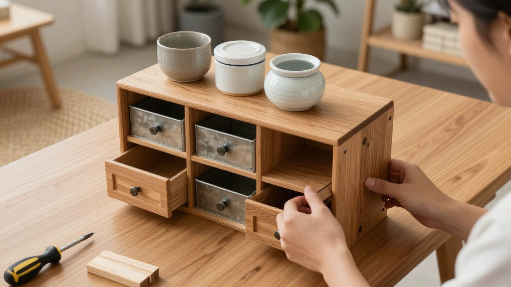 rustic desk organizers