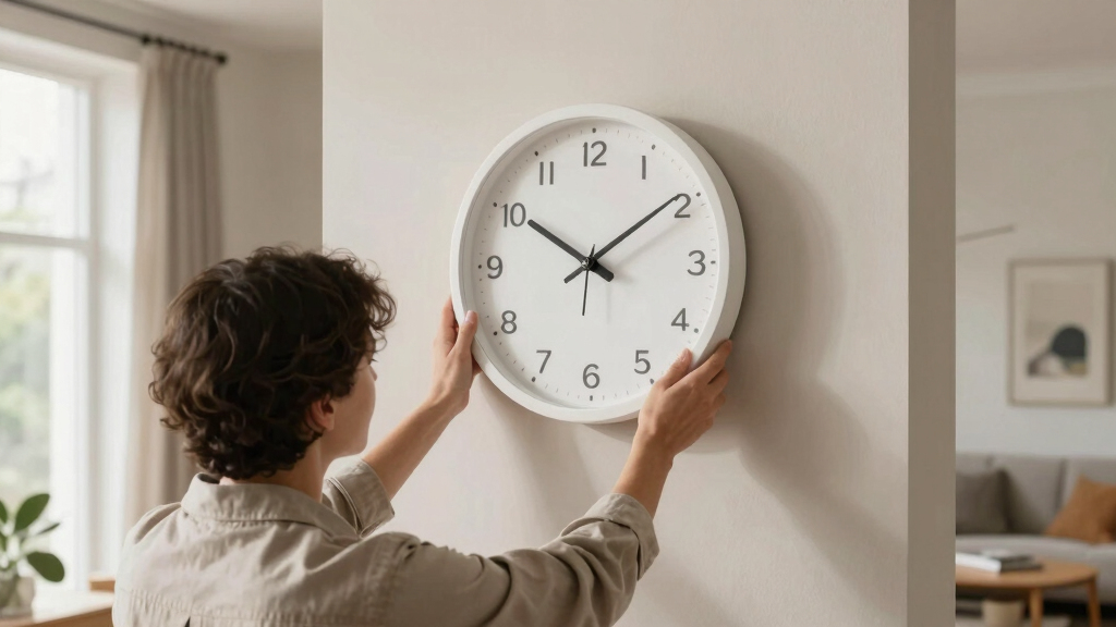 best white wall clocks