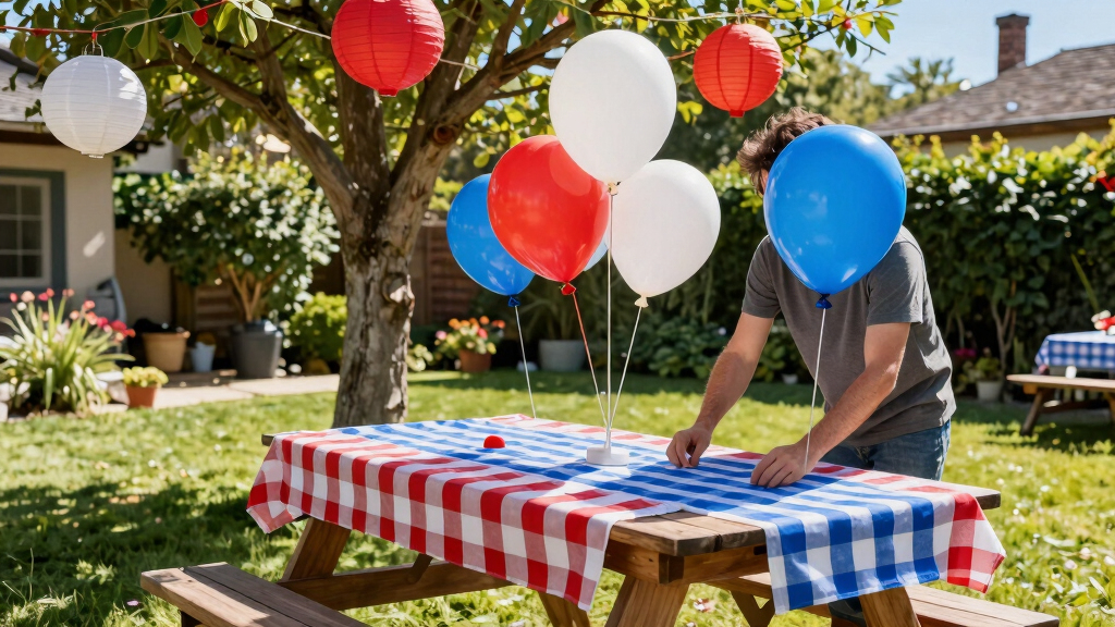patriotic outdoor party supplies
