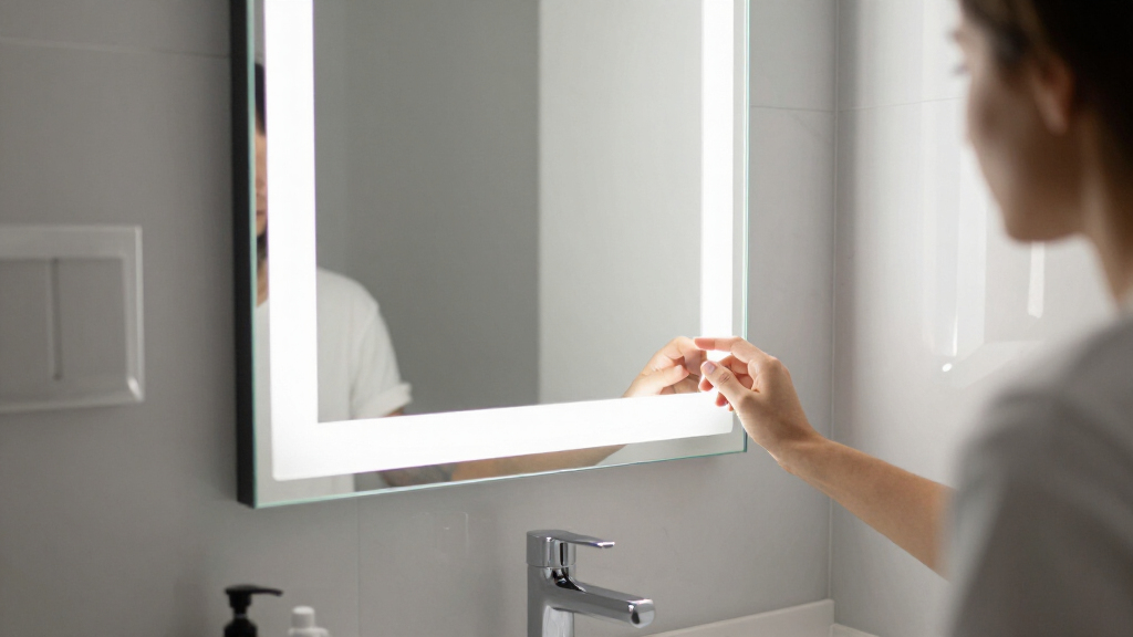 smart bathroom mirrors with lighting
