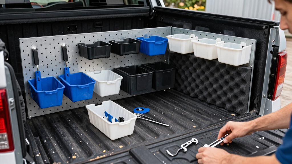 truck bed tool storage systems