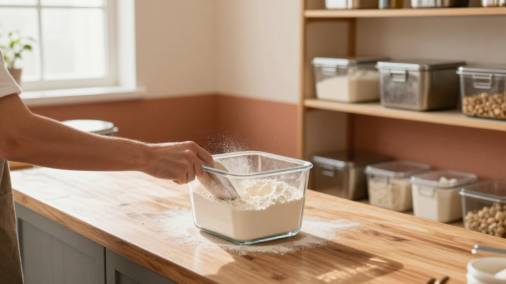 bakery organization storage bins