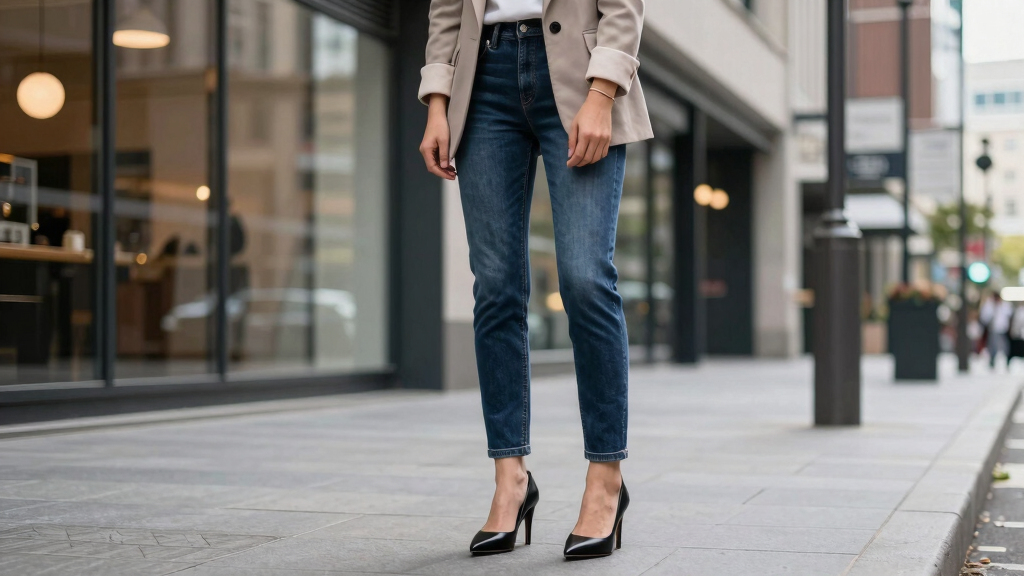 best jeans to wear with heels